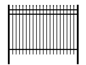 6ftx8ft spear top picket fence(S0608)