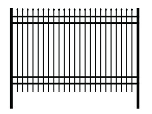7ftx10ft spear top picket fence(S0710)
