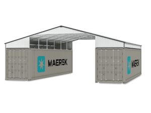 36Ft x 40Ft Container Shelter-S3640